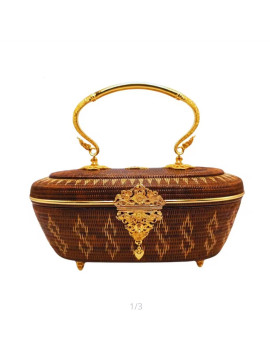 vintage lipao handbag Bodhi leaf S Thai design premium